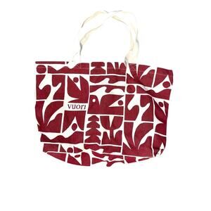 Vuori Limited Edition Cody Hudson abstract print canvas tote BT 3622